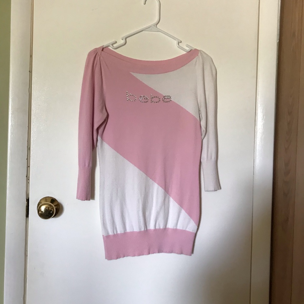 BeBe sweater with rhinestones